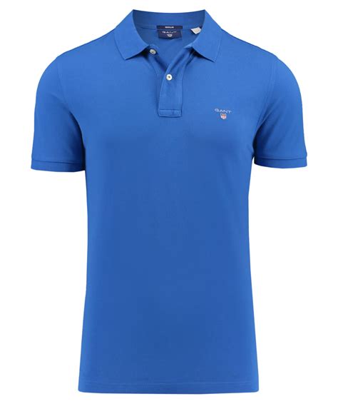 blaue Poloshirts für Herren 